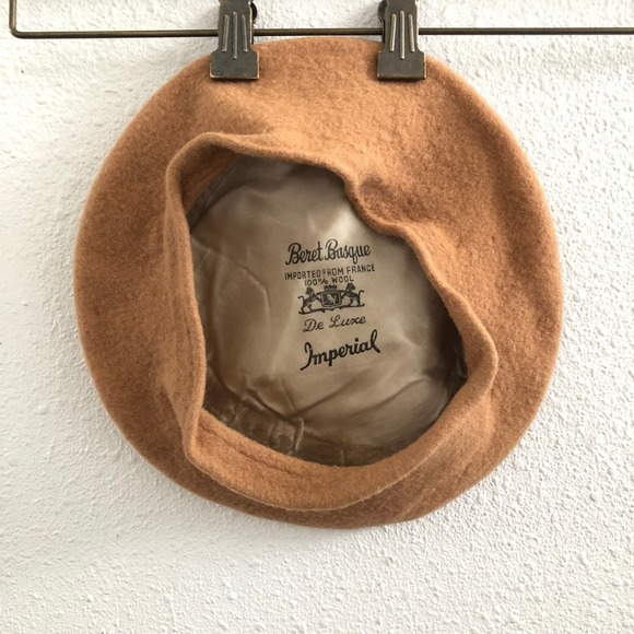 Vintage Beret Basque 100%‎ Wool Hat main image 4